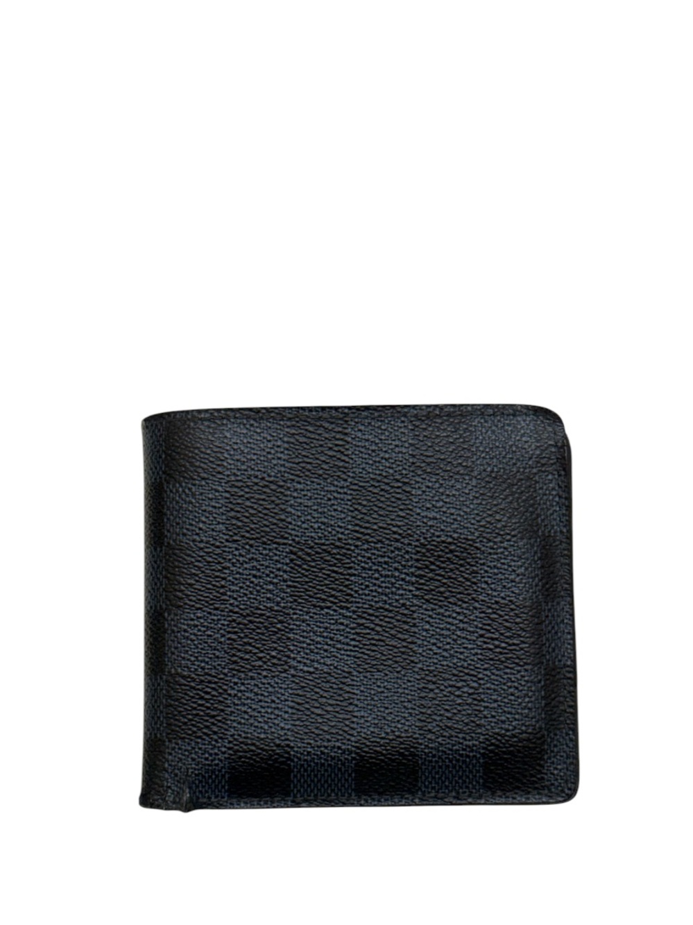 LOUIS VUITTON - COBALT BLUE BLACK DAMIER GRAPHITE BIFOLD WALLET